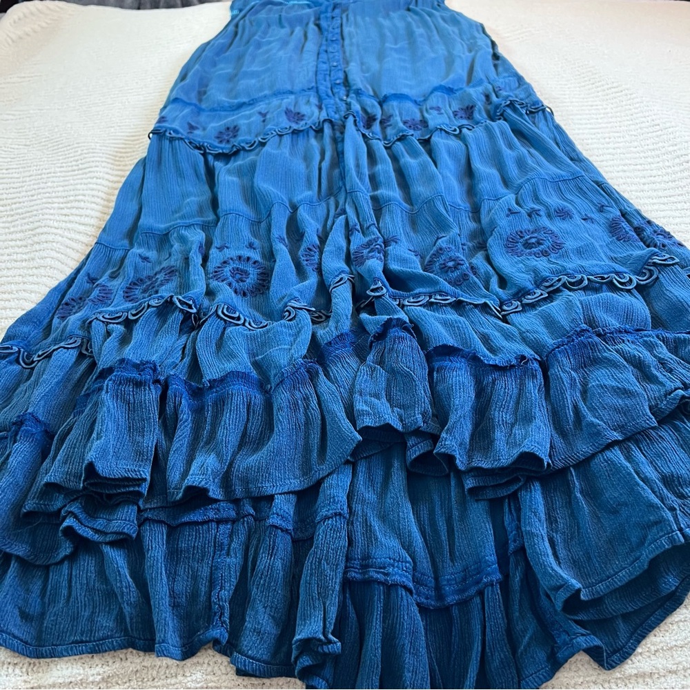 Free People Blue Maxi Dress - Picture 15 of 16